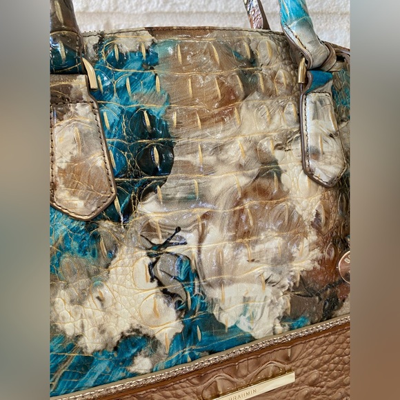 5⭐️SELLER!🌴🐳RARE “BIRD of PARADISE VITORIA” Melbourne BRAHMIN DUXBURY $335 MSRP - Picture 16 of 16